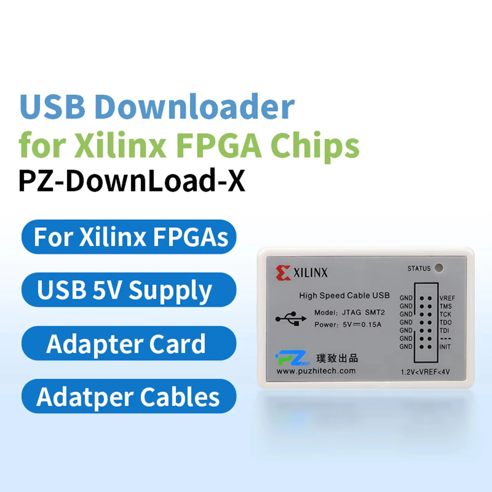 PZ-DownLoad-X USB DownLoad для чипов Xilinx FPGA 
PZ-DownLoad-X USB DownLoad для чипов Xilinx FPGA