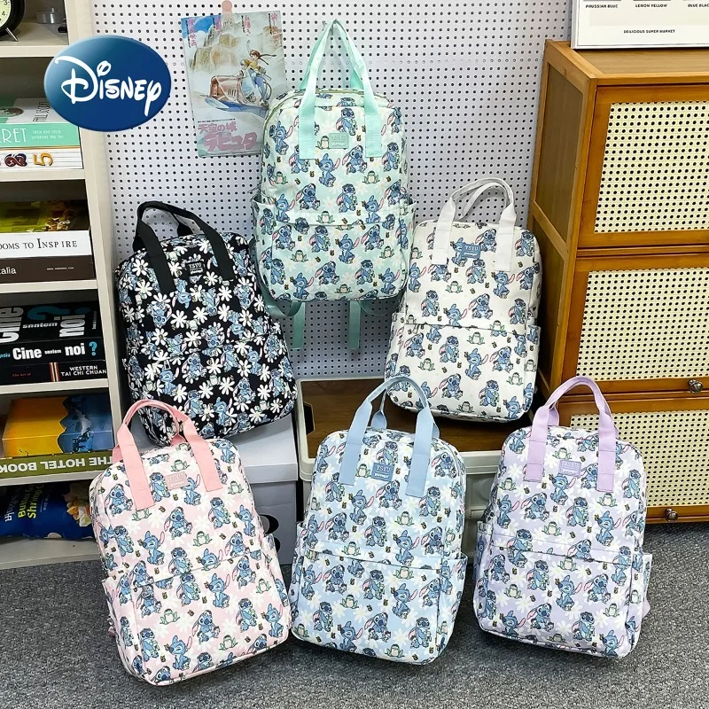 Новый школьный рюкзак Disney Stitch, детский школьный рюкзак с героями мультфильмов, большой вместительный многофункциональный студенческий рюкзак, легкий и стильный
Новый школьный рюкзак Disney Stitch, детский школьный рюкзак с героями мультфильмов, большой вместительный многофункциональный студенческий рюкзак, легкий и стильный