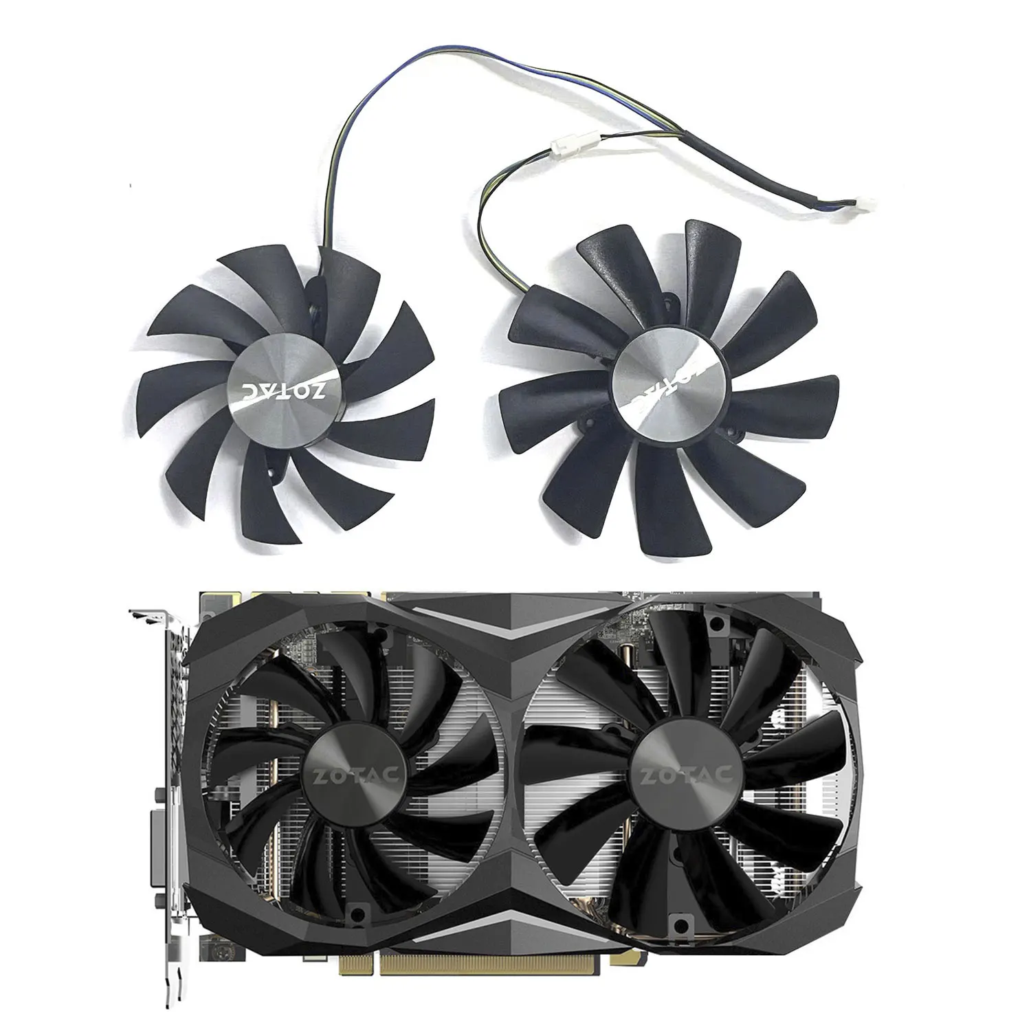 GA92S2H GAA8S2U 87MM 100MM 4PIN GTX1080TI MINI GPU fan suitable for Zotac Geforce GTX 1080Ti Mini 1070Ti Mini 1060 graphics card
GA92S2H GAA8S2U 87MM 100MM 4PIN GTX1080TI MINI GPU fan suitable for Zotac Geforce GTX 1080Ti Mini 1070Ti Mini 1060 graphics card