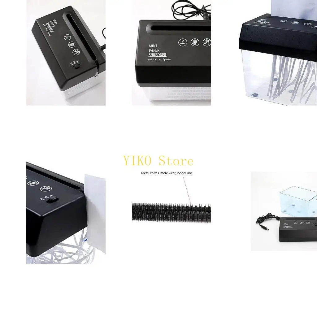 K32C Home Office USB Powering/ Battery Power Striped Cut Paper Mini Paper Smashes Tool 15x14.5x10.50cm
K32C Home Office USB Powering/ Battery Power Striped Cut Paper Mini Paper Smashes Tool 15x14.5x10.50cm