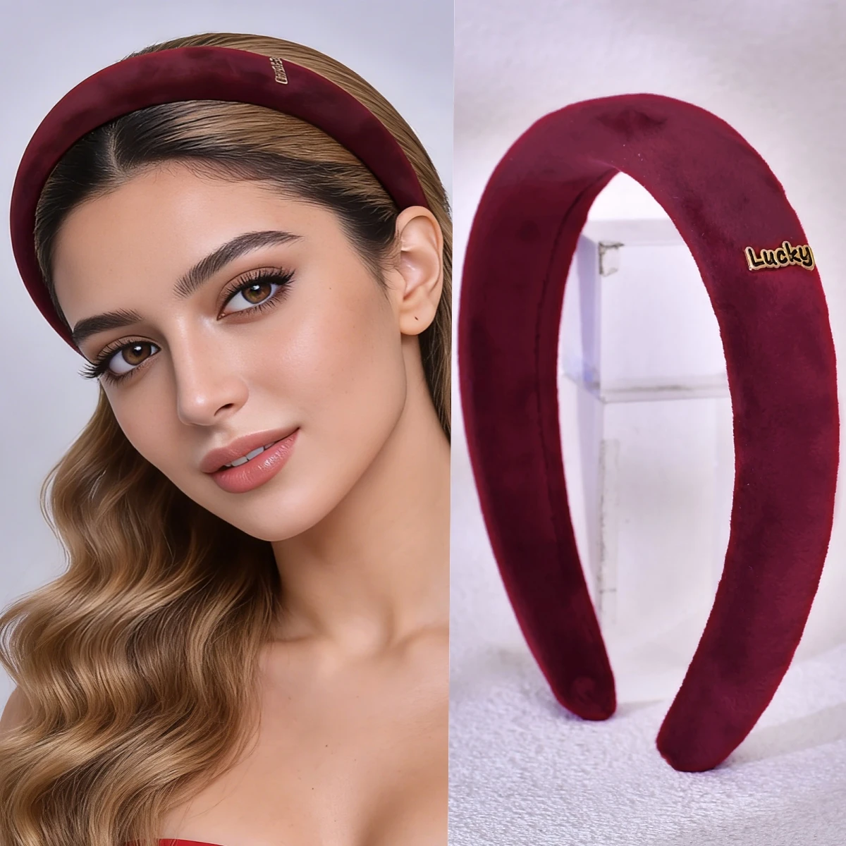 Повязка на голову из бархатной ткани цвета бургунди с губчатой подкладкой 3 см для женщин и девочек, для повседневного использования, умывания, укладки волос, аксессуар для прически SA62
Повязка на голову из бархатной ткани цвета бургунди с губчатой подкладкой 3 см для женщин и девочек, для повседневного использования, умывания, укладки волос, аксессуар для прически SA62