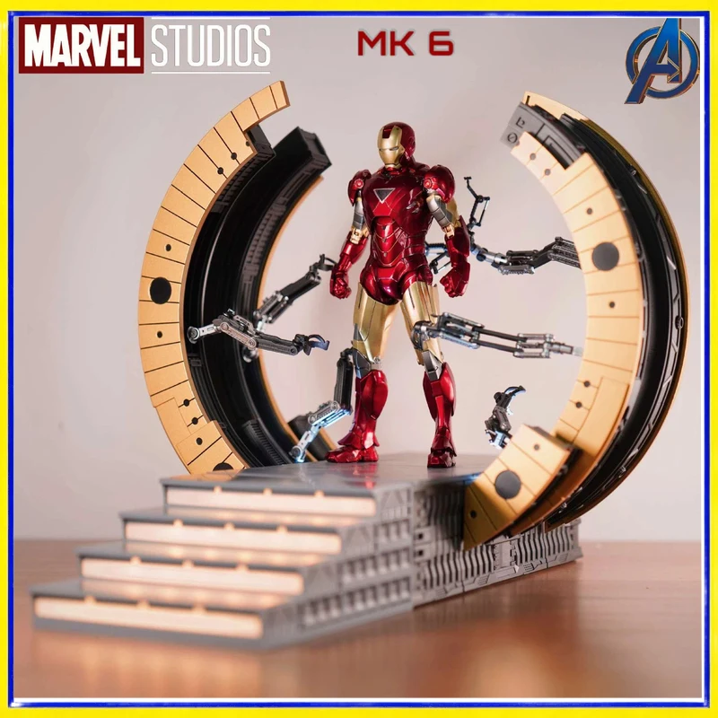Zhongdong Authentic Marvel Iron Man MK6 Articulated Action Figure Avengers Circular Armor Removal Platform Collectible Decor Toy
Zhongdong Authentic Marvel Iron Man MK6 Articulated Action Figure Avengers Circular Armor Removal Platform Collectible Decor Toy