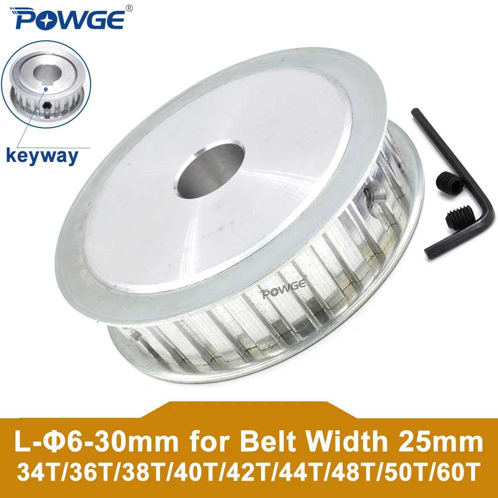 POWGE 34 36 38 40 42 44 48 50 60 зубьев L Шкив ГРМ Диаметр 6-30 мм для ширины ремня 25 мм 34T 36T 38T 40T 42T 44T 48T 50T 60T
POWGE 34 36 38 40 42 44 48 50 60 зубьев L Шкив ГРМ Диаметр 6-30 мм для ширины ремня 25 мм 34T 36T 38T 40T 42T 44T 48T 50T 60T
