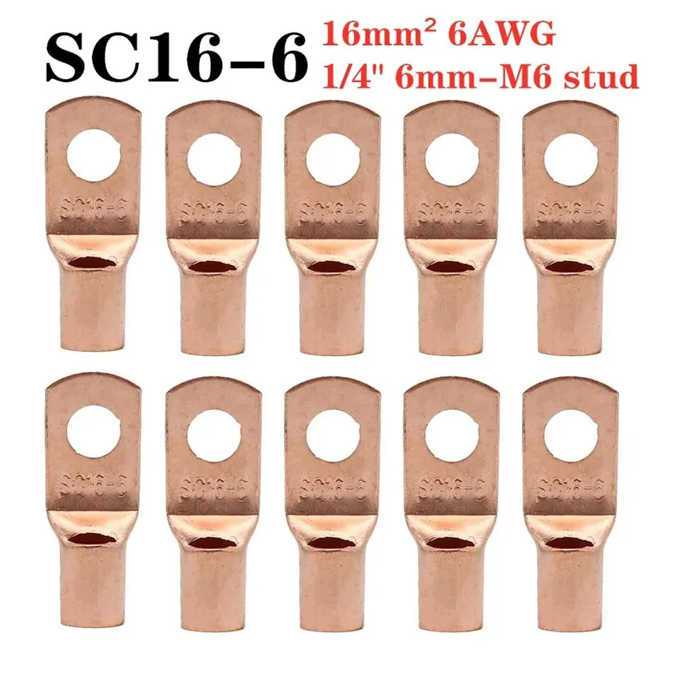 New Copper Coppe Terminal Non-Insulated Small Cable Wire Connector Copper Connectors Cable
New Copper Coppe Terminal Non-Insulated Small Cable Wire Connector Copper Connectors Cable