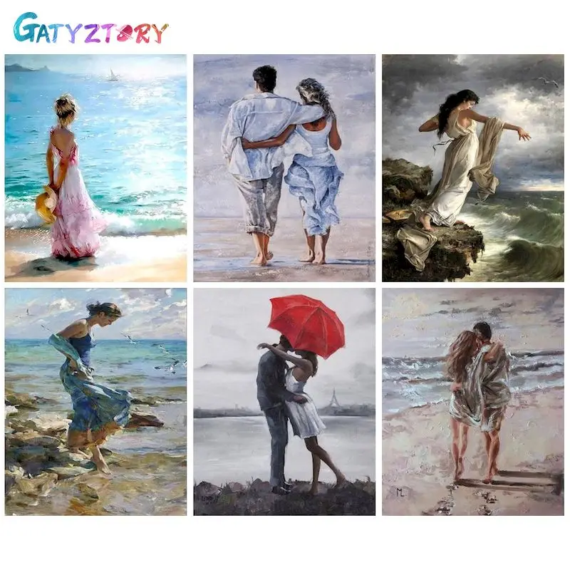 GATYZTORY Painting By Number Seaside Lover Drawing On Canvas HandPainted Art Gift DIY Pictures By Number Scenery Kits Home Decor
GATYZTORY Painting By Number Seaside Lover Drawing On Canvas HandPainted Art Gift DIY Pictures By Number Scenery Kits Home Decor