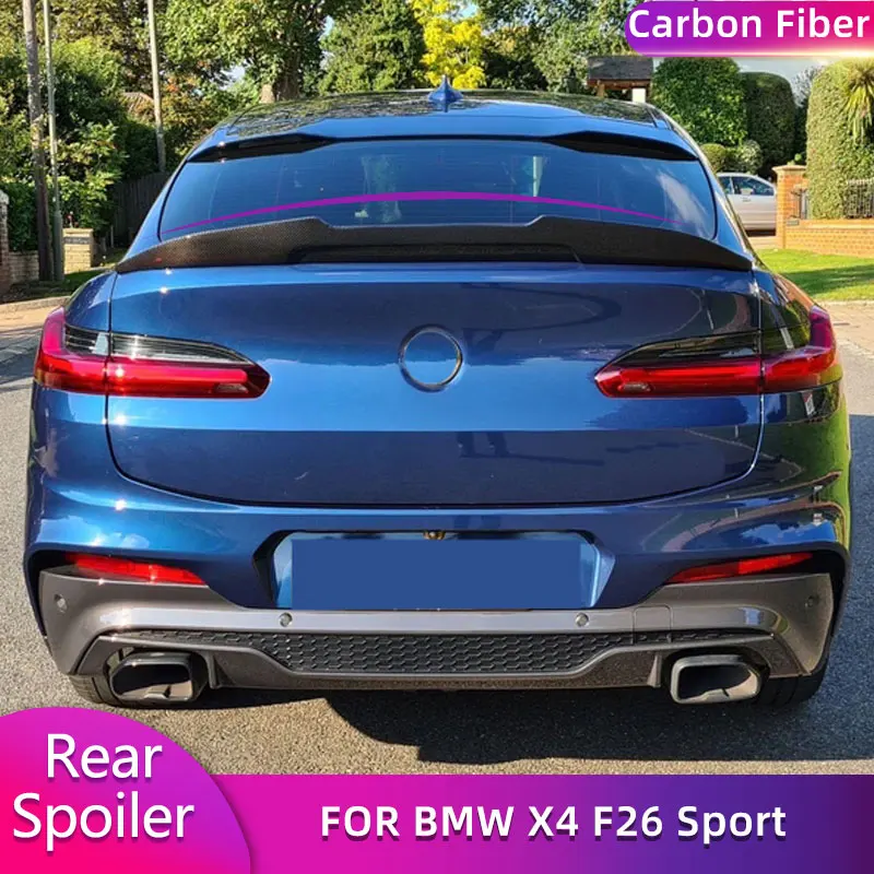 Full Carbon Fiber Rear Trunk Spoiler Wings for BMW X4 F26 Sport Utility 4-Door 2014-2017 Car Racing Rear Spoiler Boot Wing Lip
Full Carbon Fiber Rear Trunk Spoiler Wings for BMW X4 F26 Sport Utility 4-Door 2014-2017 Car Racing Rear Spoiler Boot Wing Lip