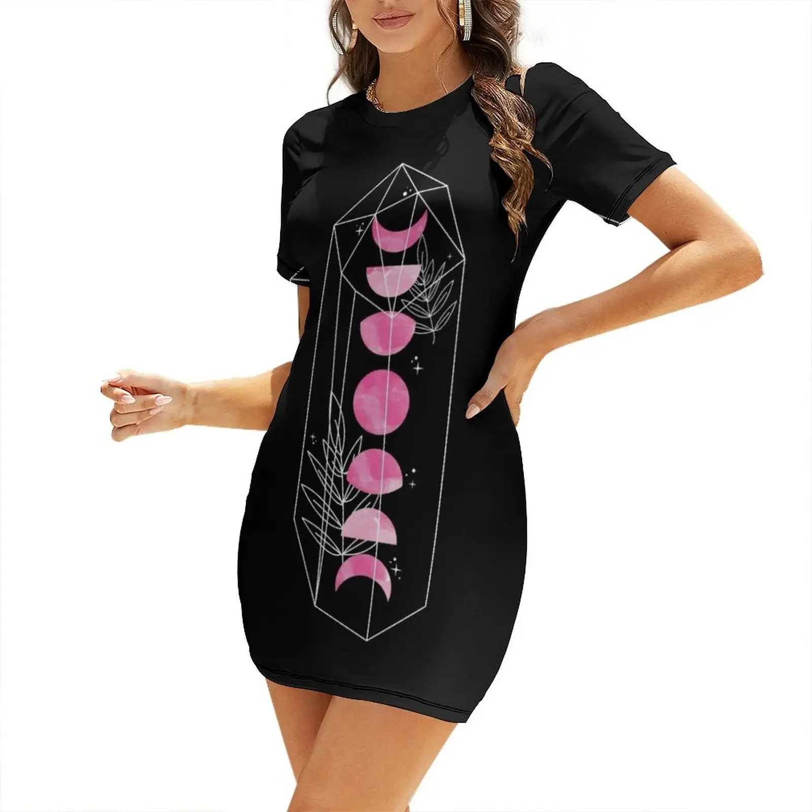 The Pink Moon Short-Sleeved Dress summer dresses ladies 2026 dresses korean style luxury woman evening dress
The Pink Moon Short-Sleeved Dress summer dresses ladies 2026 dresses korean style luxury woman evening dress