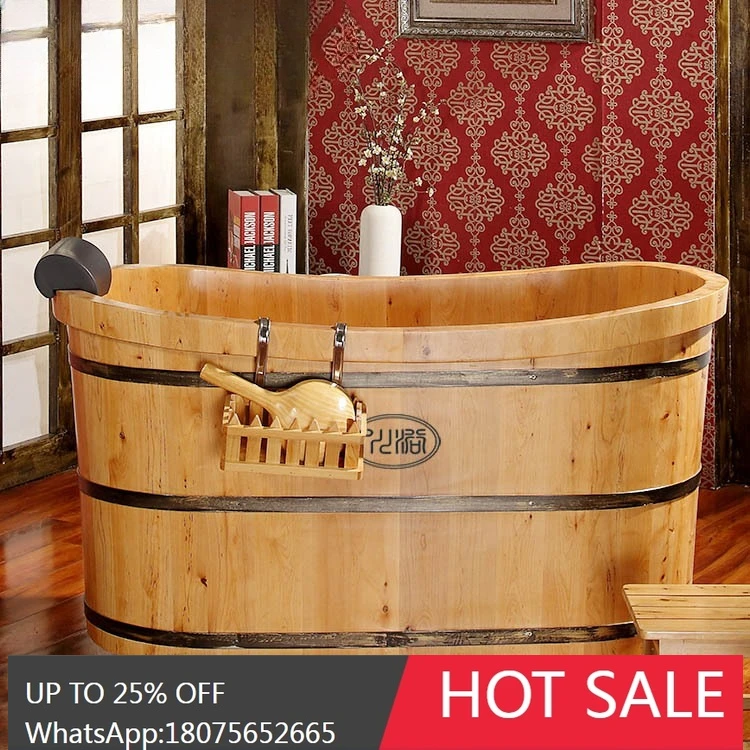 SGF Simple Bath Barrel Soaking Solid Wood Bath Tub for Adults Practical
SGF Simple Bath Barrel Soaking Solid Wood Bath Tub for Adults Practical