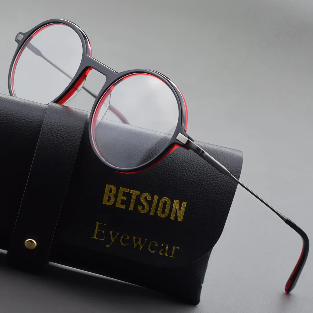BETSION Fashion Retro Round Acetate Eyeglasses Frames 46mm Lightweight Full Rim Women‘s Spectacles Frame
BETSION Fashion Retro Round Acetate Eyeglasses Frames 46mm Lightweight Full Rim Women‘s Spectacles Frame