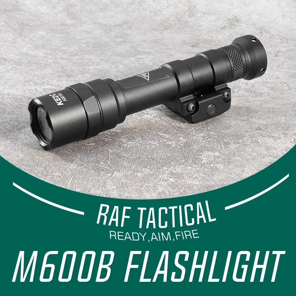 Tactical Flashlinght SF M600B Weaponlight Scout Light with Original Markings For Airsoft Hunting Fit 20mm Picatinny Rail
Tactical Flashlinght SF M600B Weaponlight Scout Light with Original Markings For Airsoft Hunting Fit 20mm Picatinny Rail