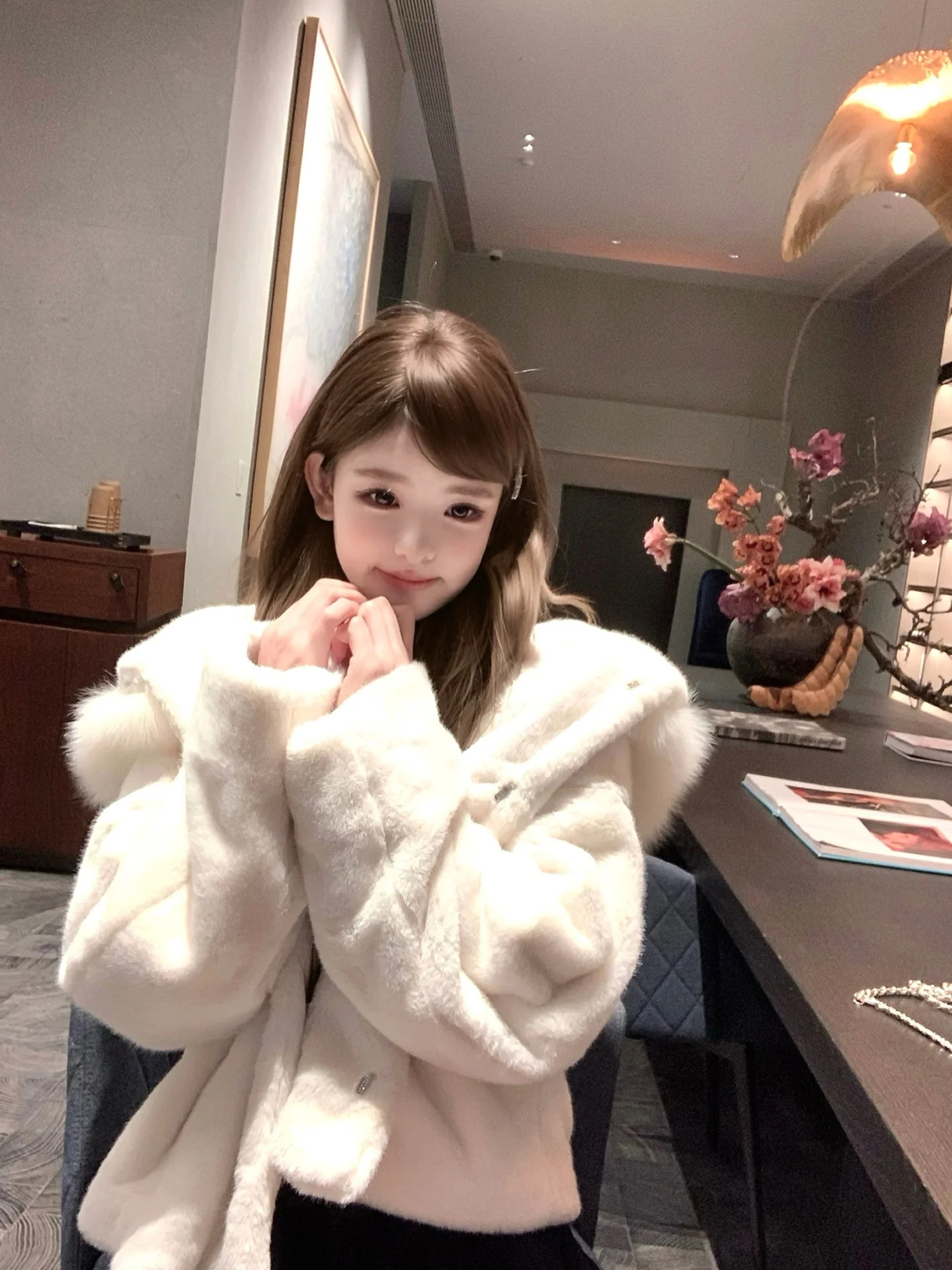 Пальто-худи из искусственного меха Pure Love: Экологичное, уютное, свободного кроя, с длинными рукавами, для женщин
Пальто-худи из искусственного меха Pure Love: Экологичное, уютное, свободного кроя, с длинными рукавами, для женщин