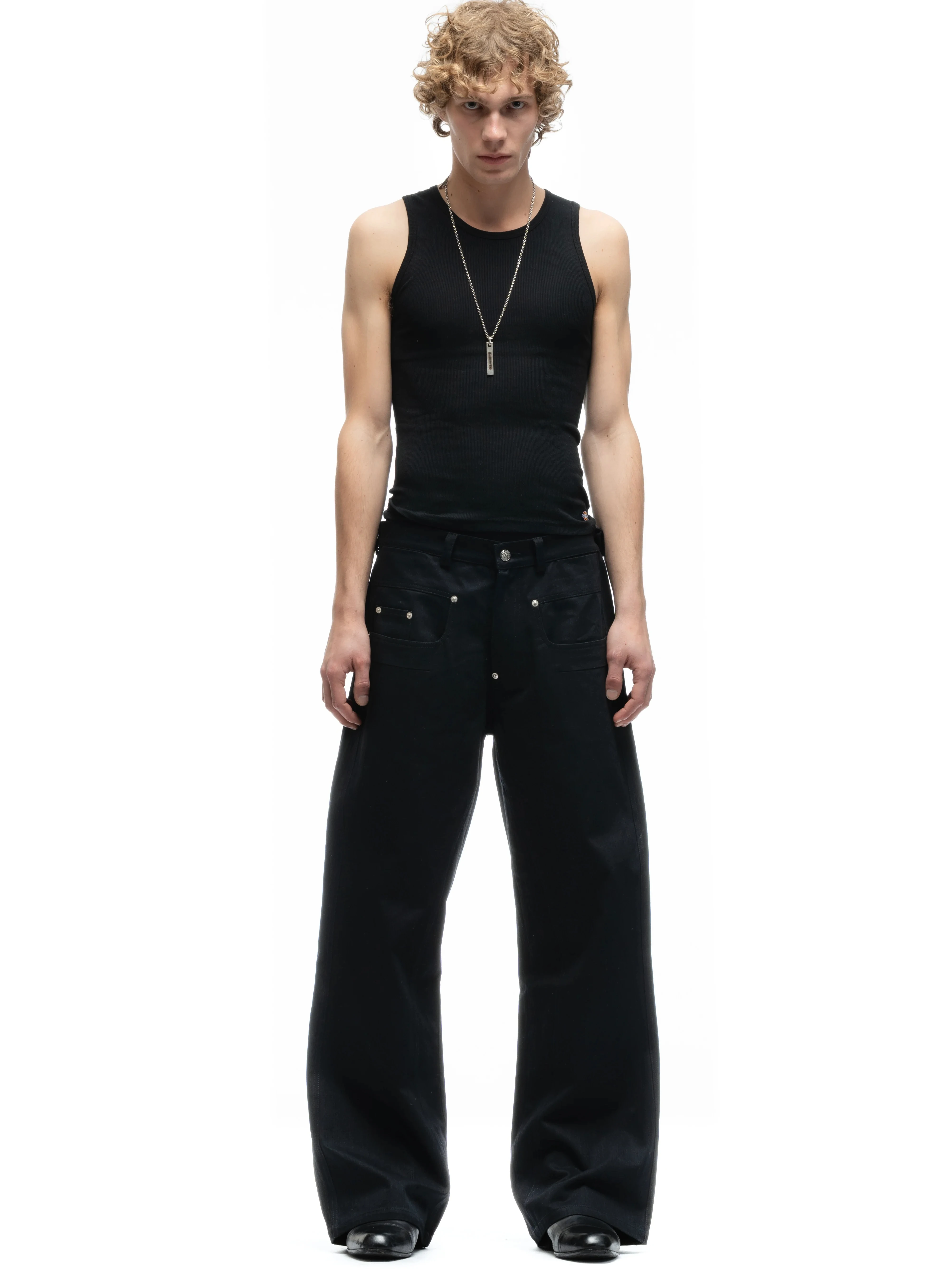 No Faith Studios Layered Bootcut Pants Multi-Layered Pocket Button Denim Jeans Men's Loose Fit Summer Cotton Jeans
No Faith Studios Layered Bootcut Pants Multi-Layered Pocket Button Denim Jeans Men's Loose Fit Summer Cotton Jeans