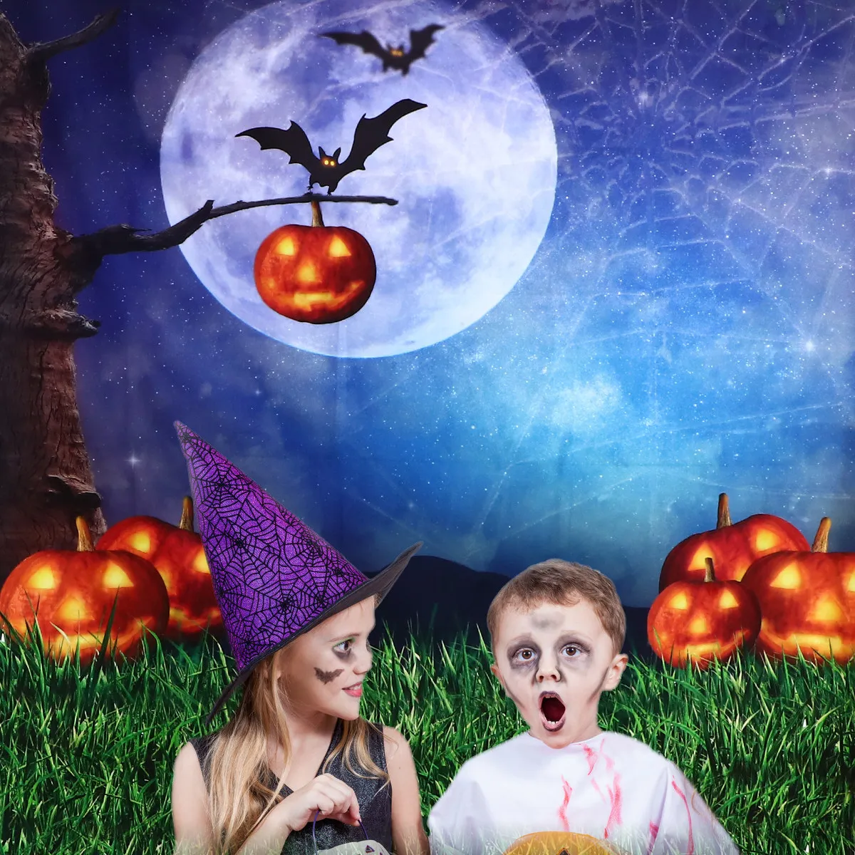 Halloween Photography Background Cloth Bright Colors Durable Realistic Printing Foldable Party Decorations Studio Props
Halloween Photography Background Cloth Bright Colors Durable Realistic Printing Foldable Party Decorations Studio Props