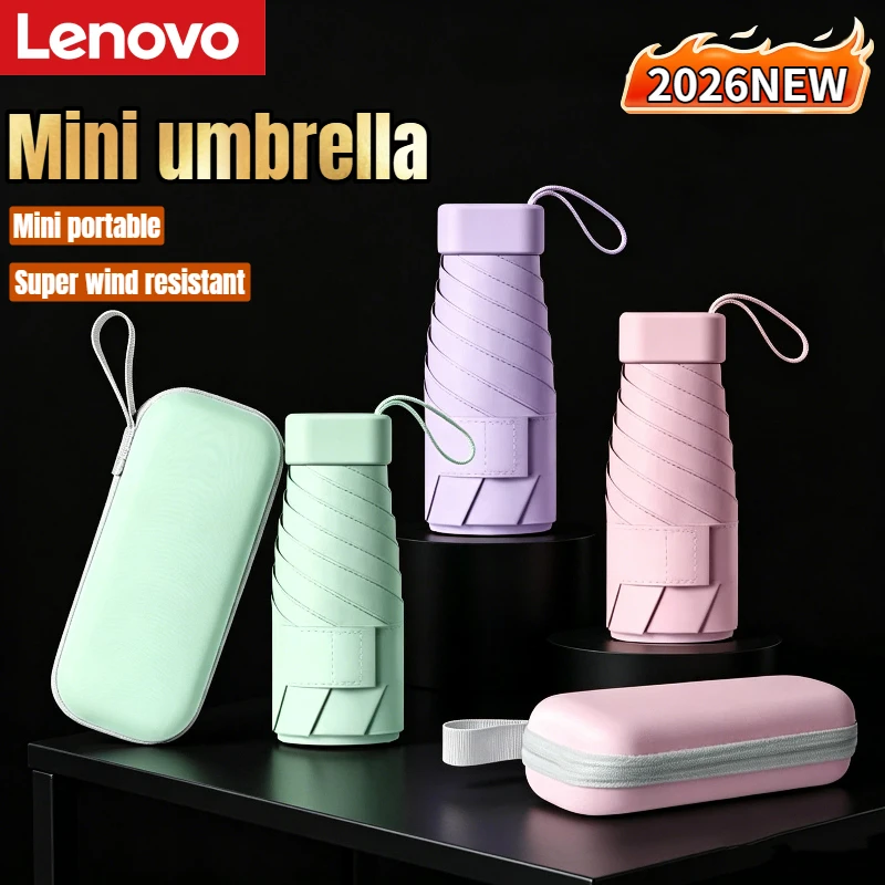 Lenovo Mini Portable Umbrella Ultra Compact Pocket Sun Rain Dual Use Lightweight Travel Umbrella With Black Coating For WomenMen
Lenovo Mini Portable Umbrella Ultra Compact Pocket Sun Rain Dual Use Lightweight Travel Umbrella With Black Coating For WomenMen