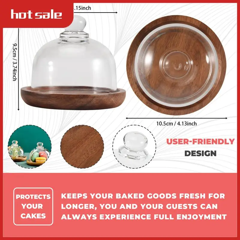 A50M-Multifunctional Mini Dessert Serving Stand Acacia Cake Dish With Dome Lid Platter Cake Plate For Home Hotels(4Pcs)
A50M-Multifunctional Mini Dessert Serving Stand Acacia Cake Dish With Dome Lid Platter Cake Plate For Home Hotels(4Pcs)
