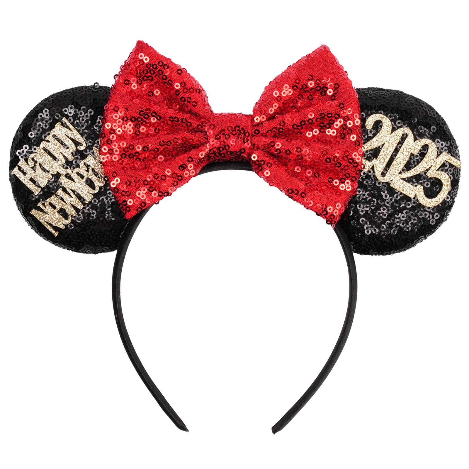 Happy New Year Mouse Ears Headband Sequins 5"Bow Hairband Boys Girls Featival Party DIY Hair Accessories Boutique Gif
Happy New Year Mouse Ears Headband Sequins 5"Bow Hairband Boys Girls Featival Party DIY Hair Accessories Boutique Gif