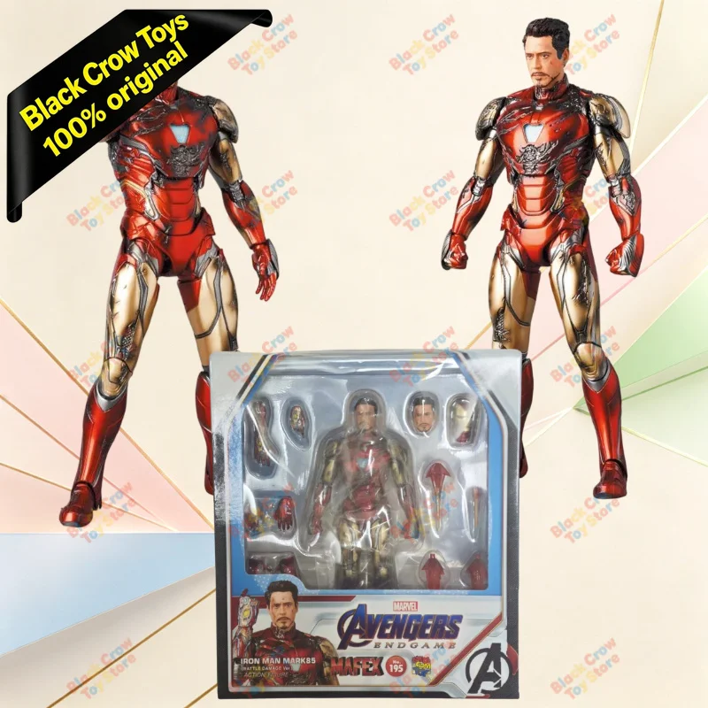 In Stock Original Medicom Toy Avengers Endgame MAFEX No.195 Iron Man Mark 85 MK85 Battle Damaged Mafex195 Action Figure Toy
In Stock Original Medicom Toy Avengers Endgame MAFEX No.195 Iron Man Mark 85 MK85 Battle Damaged Mafex195 Action Figure Toy