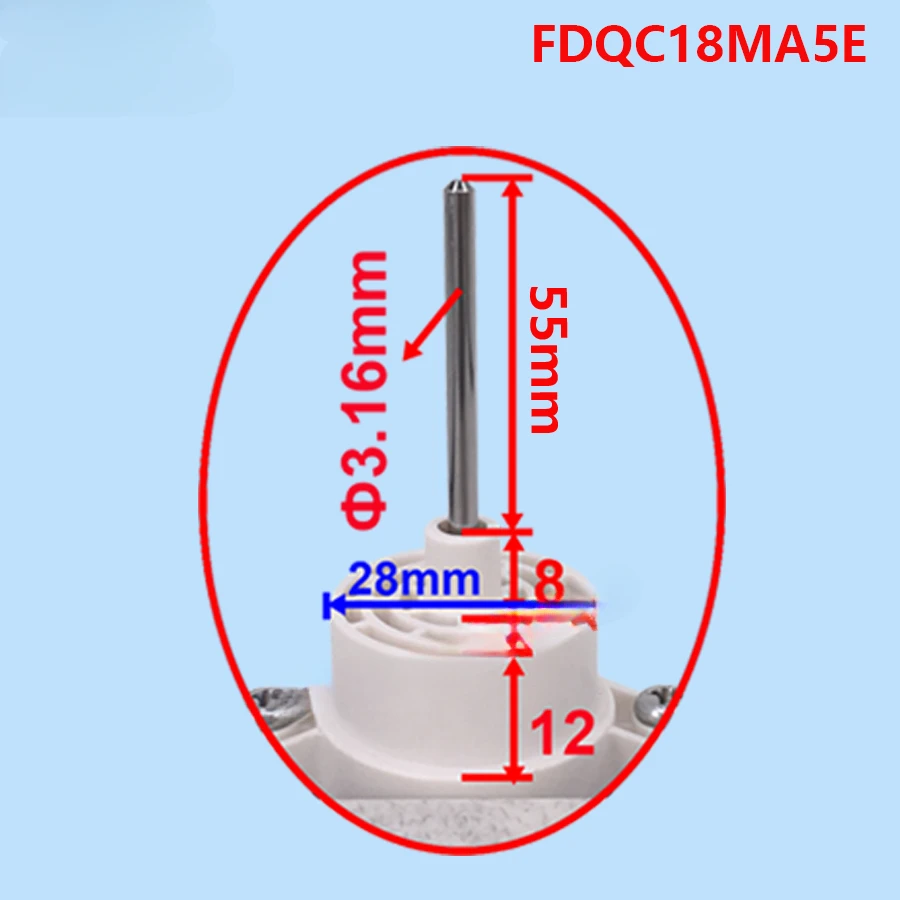 Fan for Whirlpool Refrigerator Freezer Motor Cooling Fan FDQC18MA5E 115V 60Hz2.6W
Fan for Whirlpool Refrigerator Freezer Motor Cooling Fan FDQC18MA5E 115V 60Hz2.6W