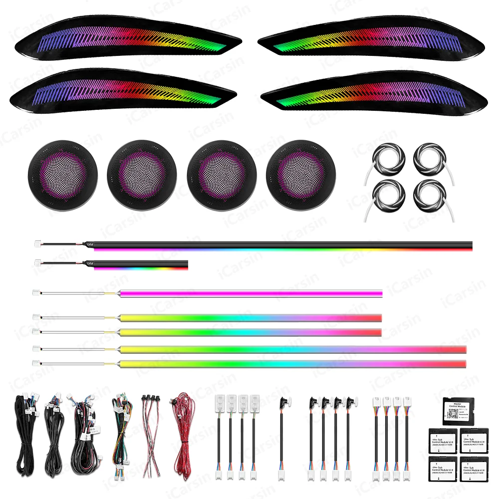 F30 Ambient Lighting Upgrade for BMW 3 Series 2013 - 2019 F31 F34 F36 Interior Accessories LED Door Trim Speaker Cover Lights
F30 Ambient Lighting Upgrade for BMW 3 Series 2013 - 2019 F31 F34 F36 Interior Accessories LED Door Trim Speaker Cover Lights