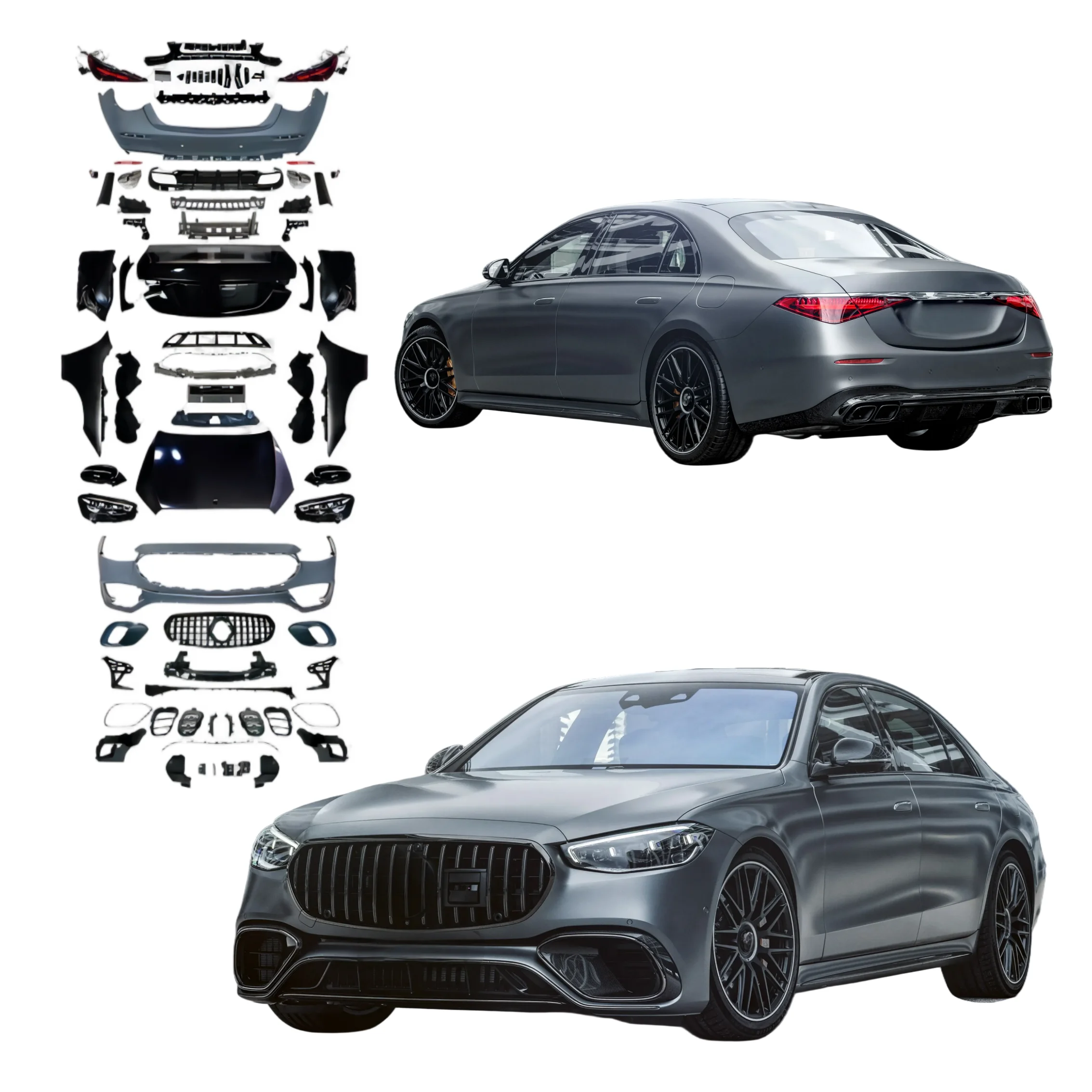 Factory Price Bodykit for Mercedes-Benz S Class W221 2006-2013 Upgrade to W223 AMG S63 Style Bumper Headlight Plug and Play
Factory Price Bodykit for Mercedes-Benz S Class W221 2006-2013 Upgrade to W223 AMG S63 Style Bumper Headlight Plug and Play