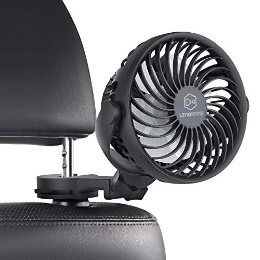 Battery Operated USB Car Fan, Electric Cooling Fan, 4 Speed, 360 Degree Rotatable Backseat, 5V Cooling Air Small Personal for C
Battery Operated USB Car Fan, Electric Cooling Fan, 4 Speed, 360 Degree Rotatable Backseat, 5V Cooling Air Small Personal for C
