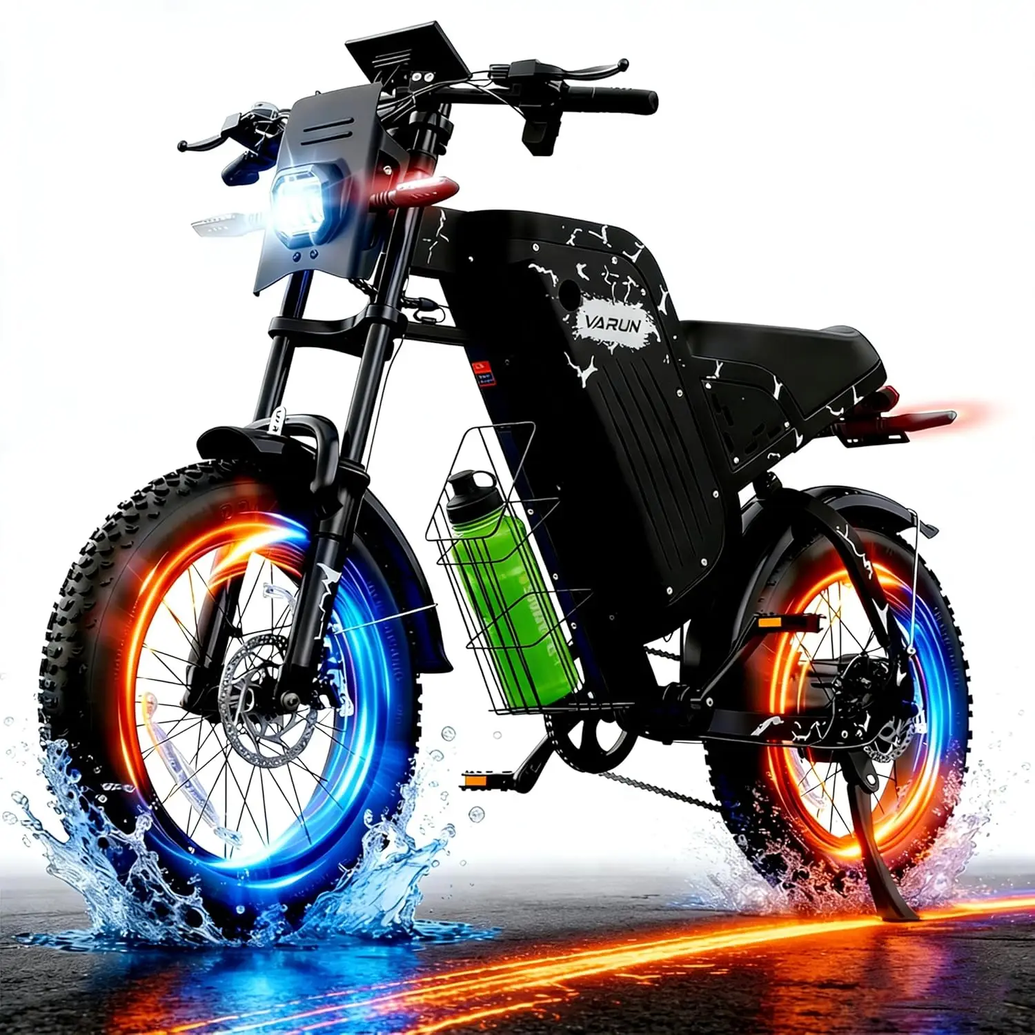 Xplorer Raptor Electric Dirt Bike- Peak 1000W Ebike for Adults Up to 60Miles & 28MPH,48V 20.8Ah Battery, 20" Fat, Customized
Xplorer Raptor Electric Dirt Bike- Peak 1000W Ebike for Adults Up to 60Miles & 28MPH,48V 20.8Ah Battery, 20" Fat, Customized