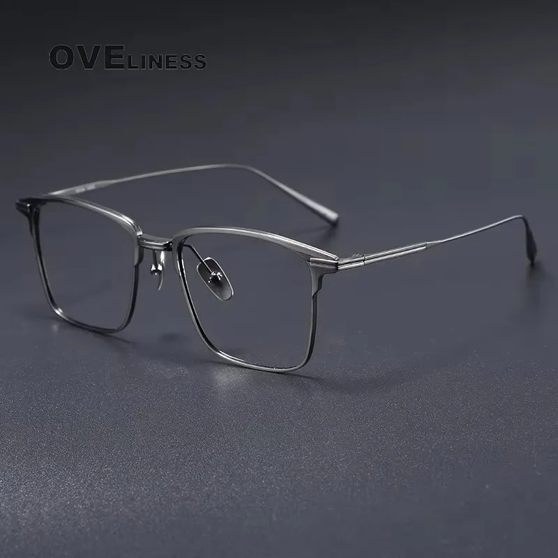 Square Pure Titanium Glasses Frame men eyeglasses frames eyewear Ultralight spectacles
Square Pure Titanium Glasses Frame men eyeglasses frames eyewear Ultralight spectacles