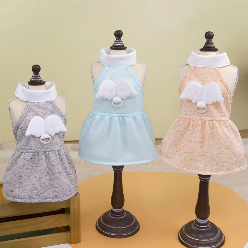 Lovely Cat Dog Clothes Summer Wings Pattern Sleeveless Puppy Girls Dress For Small Dogs Yorks Chihuahua Poodle Pet Costume Skirt
Lovely Cat Dog Clothes Summer Wings Pattern Sleeveless Puppy Girls Dress For Small Dogs Yorks Chihuahua Poodle Pet Costume Skirt