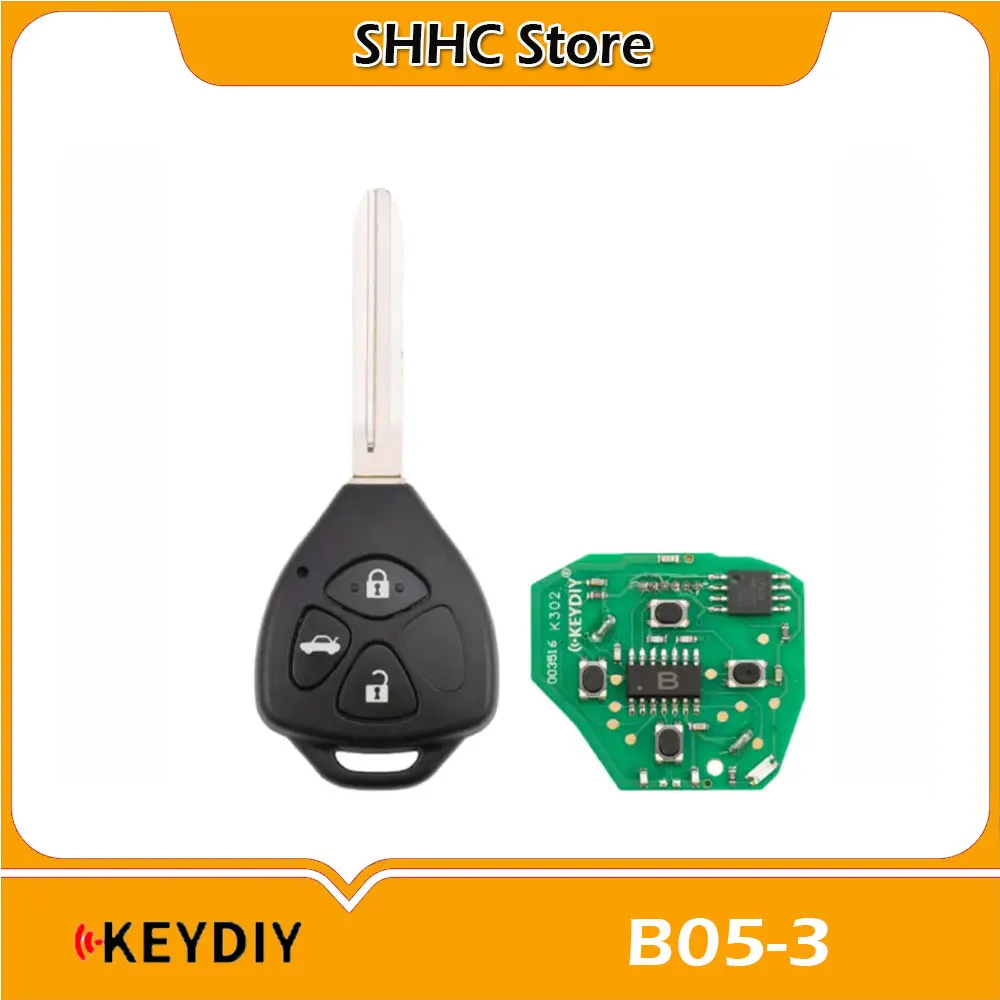 KEYDIY KD B05-3 Universal Wire Remote Key 3 Buttons for Toyota Type Remote Car Key for KD900/MINI/KD-X2 Programmer Tool
KEYDIY KD B05-3 Universal Wire Remote Key 3 Buttons for Toyota Type Remote Car Key for KD900/MINI/KD-X2 Programmer Tool