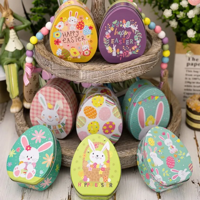 Easter Gift Boxes Bunny Egg Metal Candy Box Tinplate Box Cookie Packaging Case Cartoon Rabbit Party Decorations Gifts Box
Easter Gift Boxes Bunny Egg Metal Candy Box Tinplate Box Cookie Packaging Case Cartoon Rabbit Party Decorations Gifts Box