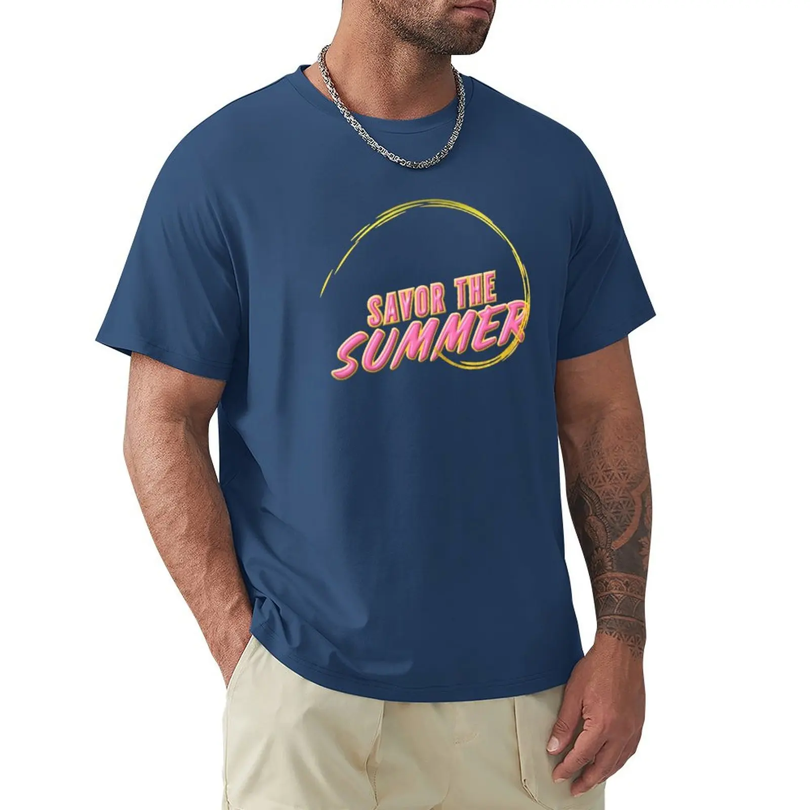 2025 модная летняя новая футболка Savor The Summer, черные однотонные тяжелые футболки для мужчин
2025 модная летняя новая футболка Savor The Summer, черные однотонные тяжелые футболки для мужчин