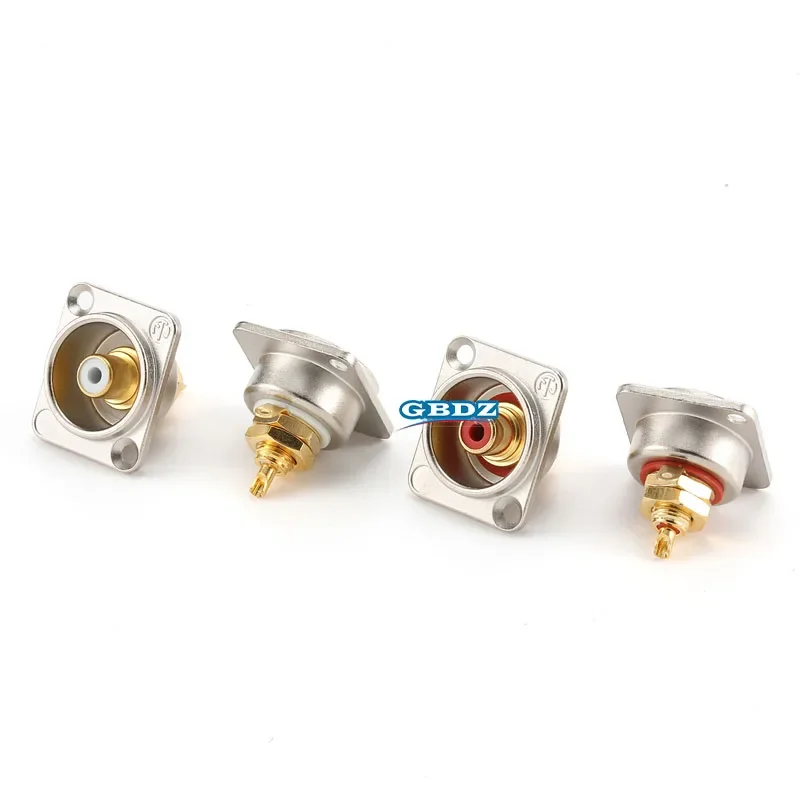 NEUTRIK Gold plated RCA Socket Metal Panel Mount Terminal Chassis NF2D-9 Soldering Audio Video Jack
NEUTRIK Gold plated RCA Socket Metal Panel Mount Terminal Chassis NF2D-9 Soldering Audio Video Jack 