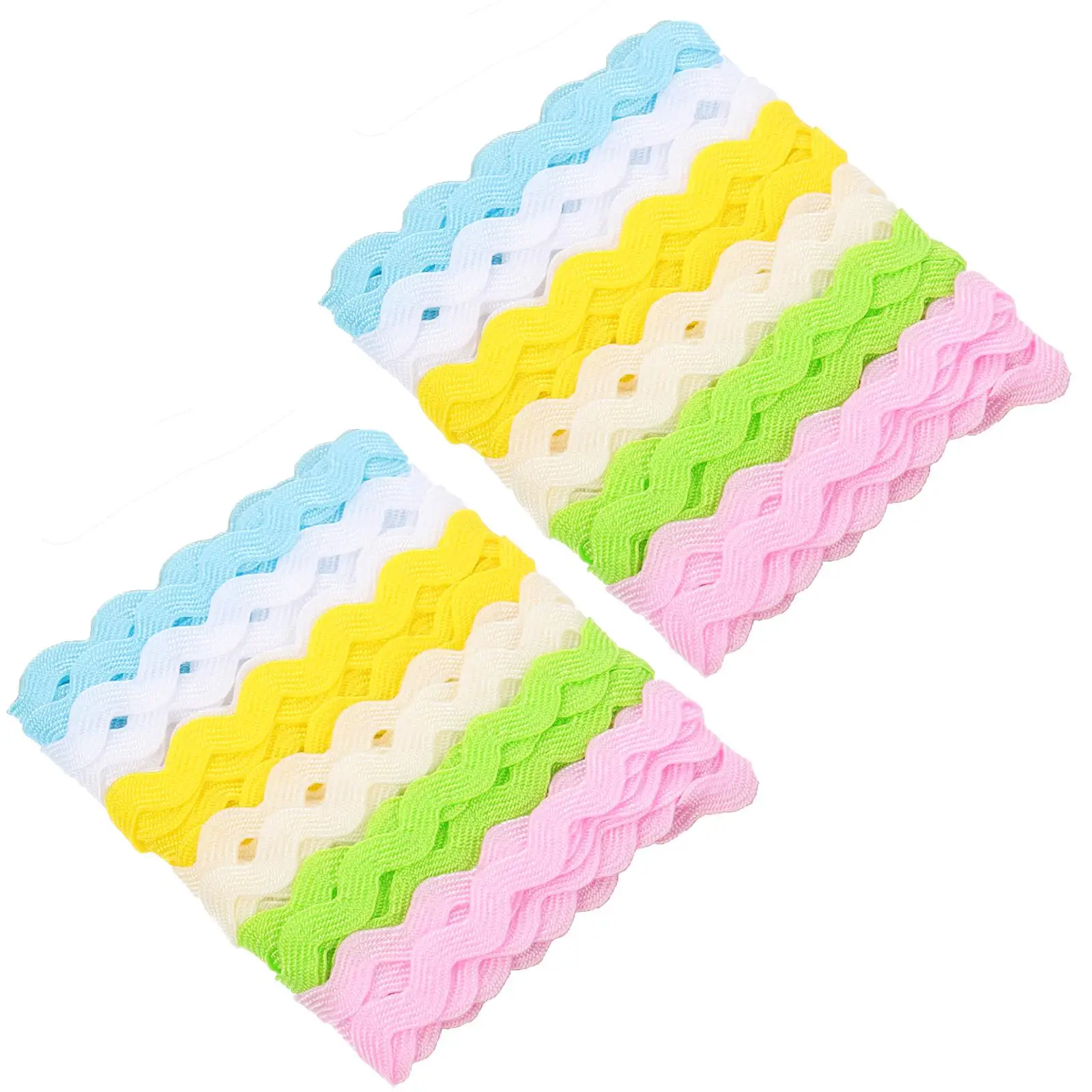 2PCS Wavy Trim Ribbon Wave Bending Fringe Sewing Ribbons Decorative Embroidery DIY Craft Clothing Trim Handmade Projects
2PCS Wavy Trim Ribbon Wave Bending Fringe Sewing Ribbons Decorative Embroidery DIY Craft Clothing Trim Handmade Projects