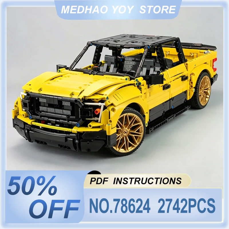 Classic Pickup Truck MOC-78624 F150 City Buggy 42115 Kids Puzzle DIY Toy Splicing Model Building Block Puzzle Brithday Gifts Kid
Classic Pickup Truck MOC-78624 F150 City Buggy 42115 Kids Puzzle DIY Toy Splicing Model Building Block Puzzle Brithday Gifts Kid