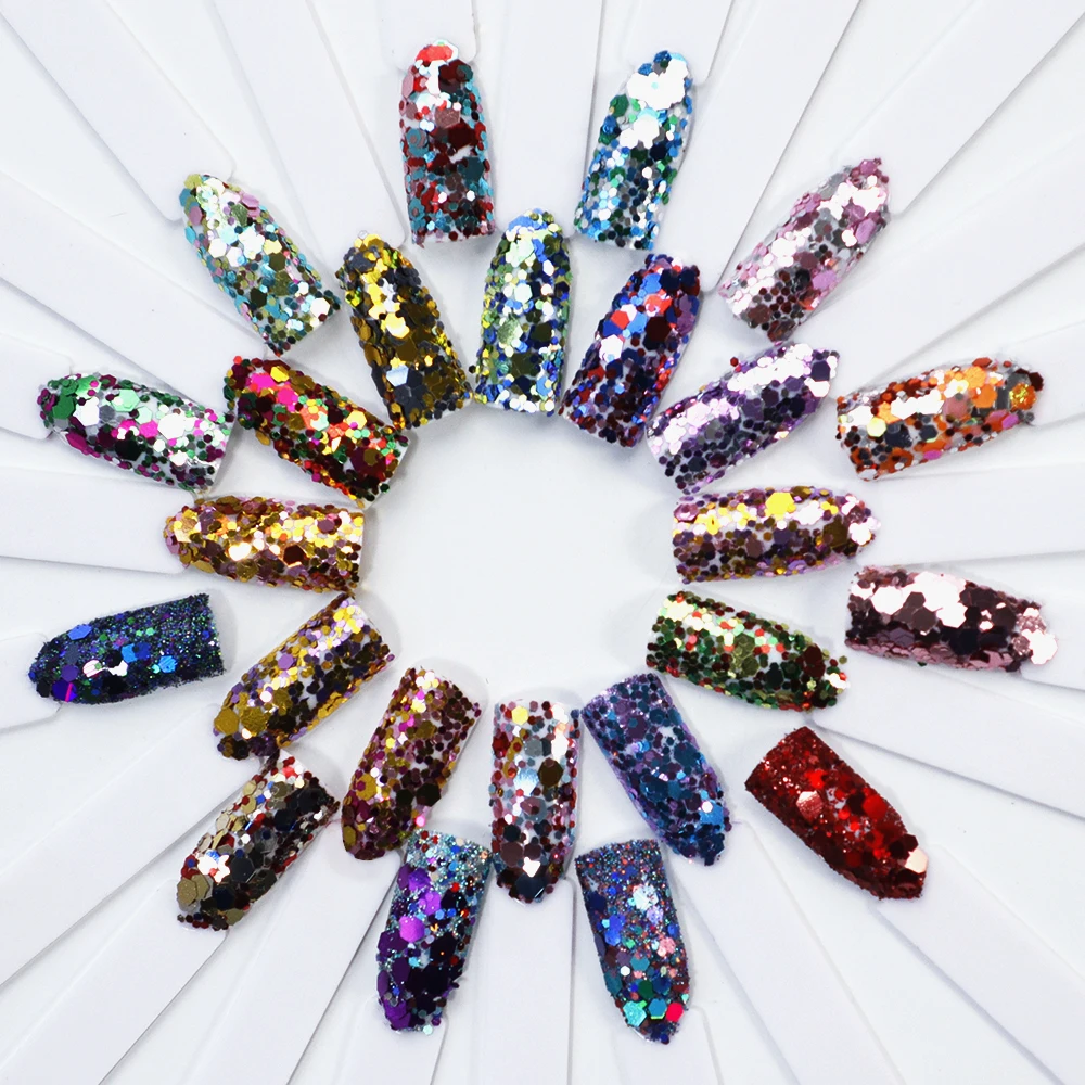 50G/bag Mixed Holographic Hexagon Kit Festival Sequin for DIY Body/Eyes/Nails Laser Sparkly Flakes Slices Nails Art Decoration #
50G/bag Mixed Holographic Hexagon Kit Festival Sequin for DIY Body/Eyes/Nails Laser Sparkly Flakes Slices Nails Art Decoration #
