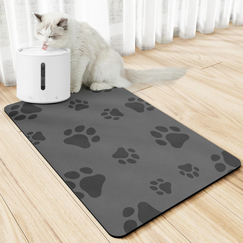 Pet Feeding Mat Dog Bowl Mats for Food Water Absorbent Pads Insulated Thick Placemat Reusable Nonslip Bottom Stylish Gray Dog
Pet Feeding Mat Dog Bowl Mats for Food Water Absorbent Pads Insulated Thick Placemat Reusable Nonslip Bottom Stylish Gray Dog