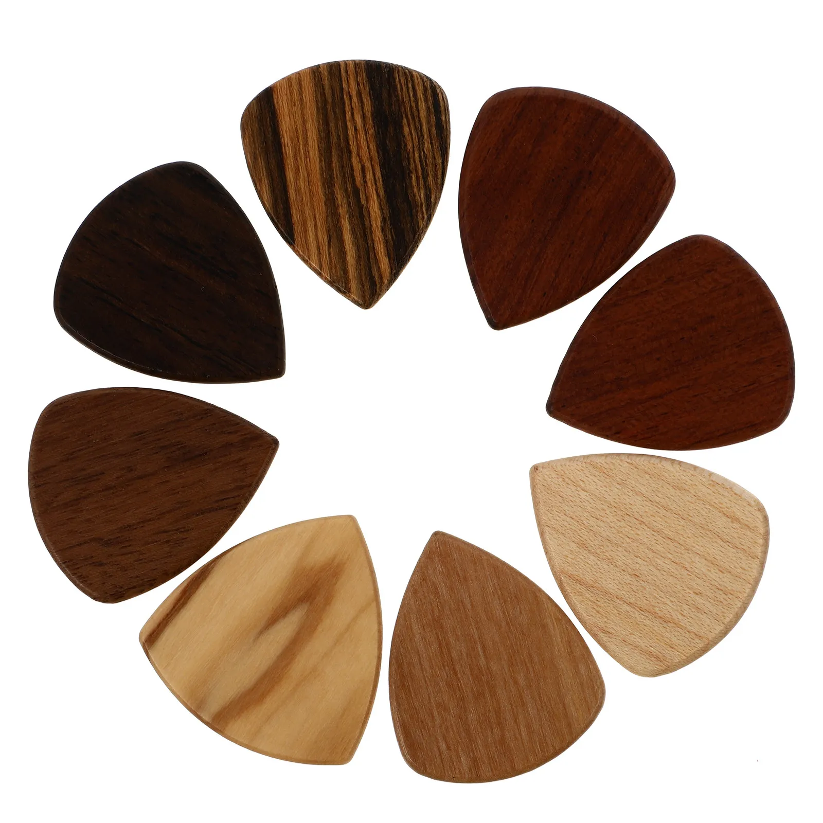 8Pcs Premium Wooden Guitar Picks Strong Wear Resistant Smooth Edge Comfort Grip for Guitarists Bass Players Portable Practice
8Pcs Premium Wooden Guitar Picks Strong Wear Resistant Smooth Edge Comfort Grip for Guitarists Bass Players Portable Practice