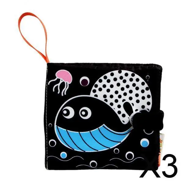 3x Baby Cloth Books Puzzle Preschool Toys Parent-child Interactive Visual Stimulation Developmental No Fading
3x Baby Cloth Books Puzzle Preschool Toys Parent-child Interactive Visual Stimulation Developmental No Fading