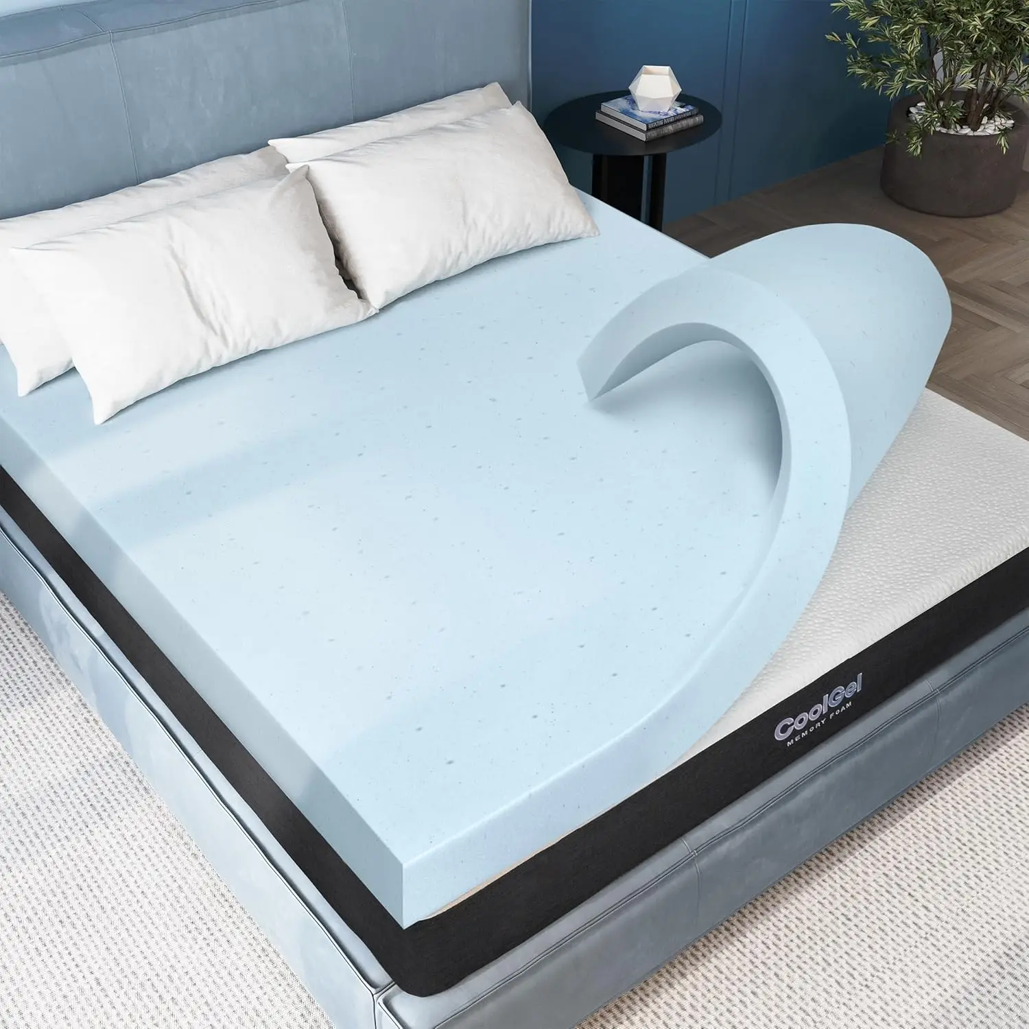 Cool Gel Infused Memory Foam Mattress Topper Plush Supportive CertiPUR 3in California King Customized
Cool Gel Infused Memory Foam Mattress Topper Plush Supportive CertiPUR 3in California King Customized
