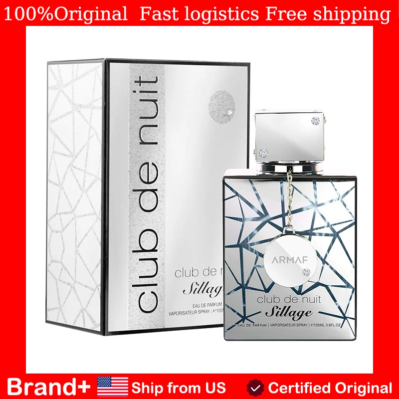 Original Arabic Perfume Armaf Club De Nuit Sillage For Unisex Eau de Parfum Spray 3.6 Ounce long lasting fragrance natural perfume Cologne Arabian women's perfume Pheromone Portable Birthday gift
Original Arabic Perfume Armaf Club De Nuit Sillage For Unisex Eau de Parfum Spray 3.6 Ounce long lasting fragrance natural perfume Cologne Arabian women's perfume Pheromone Portable Birthday gift