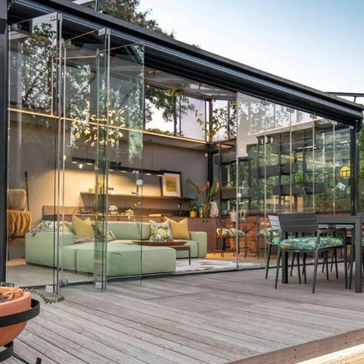 Exterior Bifold Design Partition Frameless Glass Folding Doors For Hotel And Office
Exterior Bifold Design Partition Frameless Glass Folding Doors For Hotel And Office