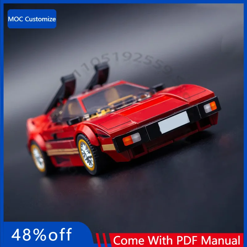 299 деталей: Скоростной гиперкар Lotus Esprit Turbo MOC, модульный конструктор, развивающая игрушка для мальчиков, подарок на день рождения
299 деталей: Скоростной гиперкар Lotus Esprit Turbo MOC, модульный конструктор, развивающая игрушка для мальчиков, подарок на день рождения