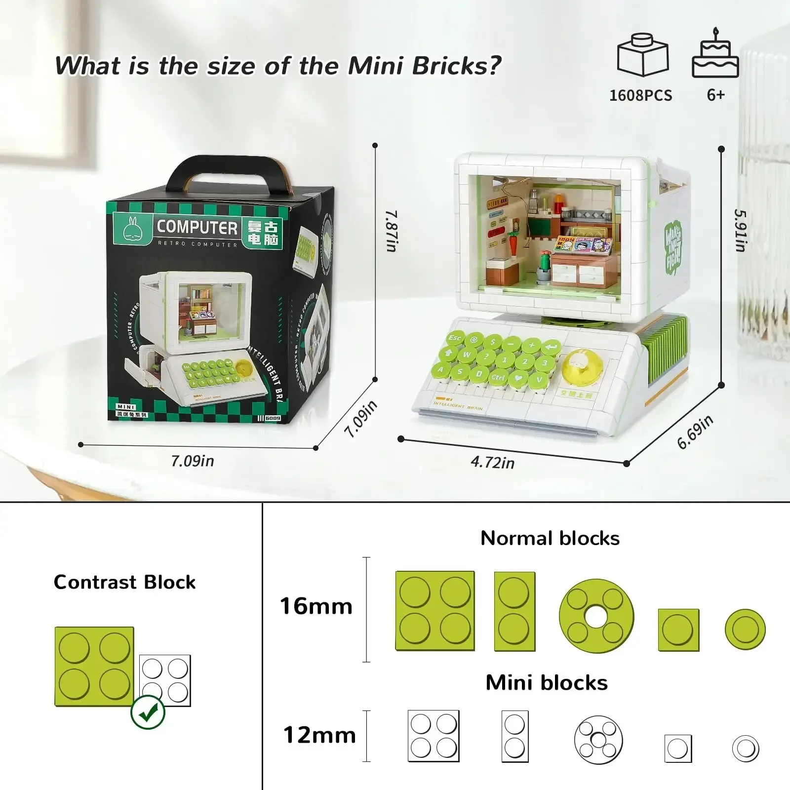 TOYLINX Mini 1608 шт., строительная компьютерная модель, наборы строительных блоков, обучающие игрушки для взрослых, Рождественский подарок с коробкой
TOYLINX Mini 1608 шт., строительная компьютерная модель, наборы строительных блоков, обучающие игрушки для взрослых, Рождественский подарок с коробкой