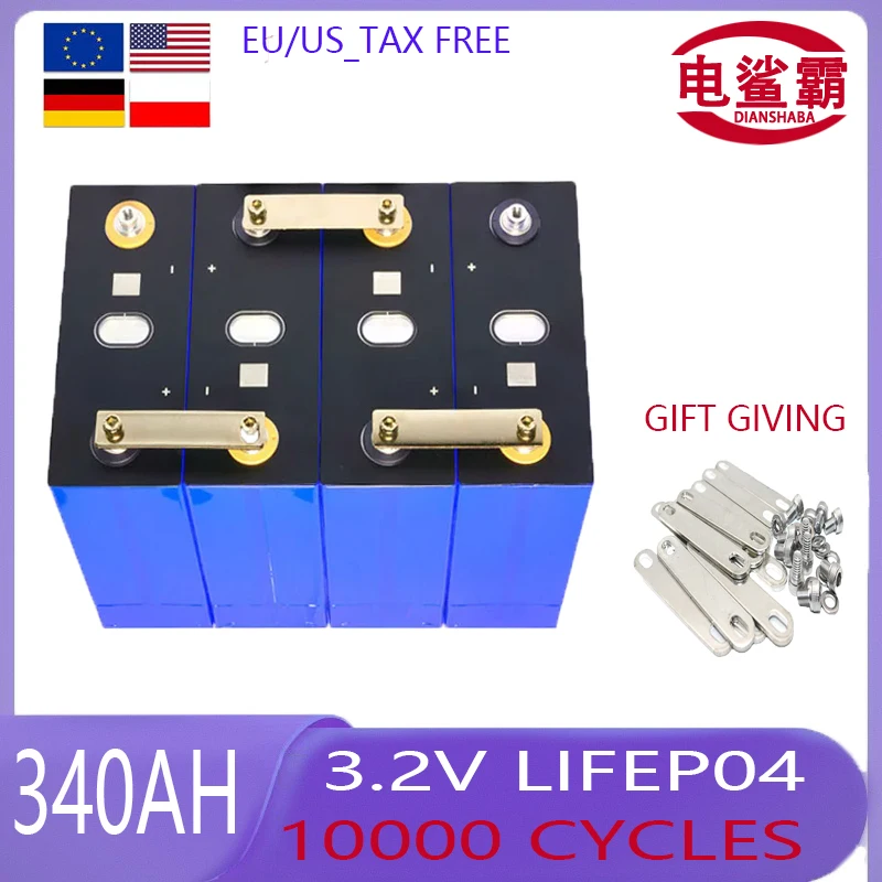 10000 cycle LifePo4 3.2V rechargeable battery, suitable for DIY 12V 24V 48V RV ocean solar system, brand new 340AH
10000 cycle LifePo4 3.2V rechargeable battery, suitable for DIY 12V 24V 48V RV ocean solar system, brand new 340AH