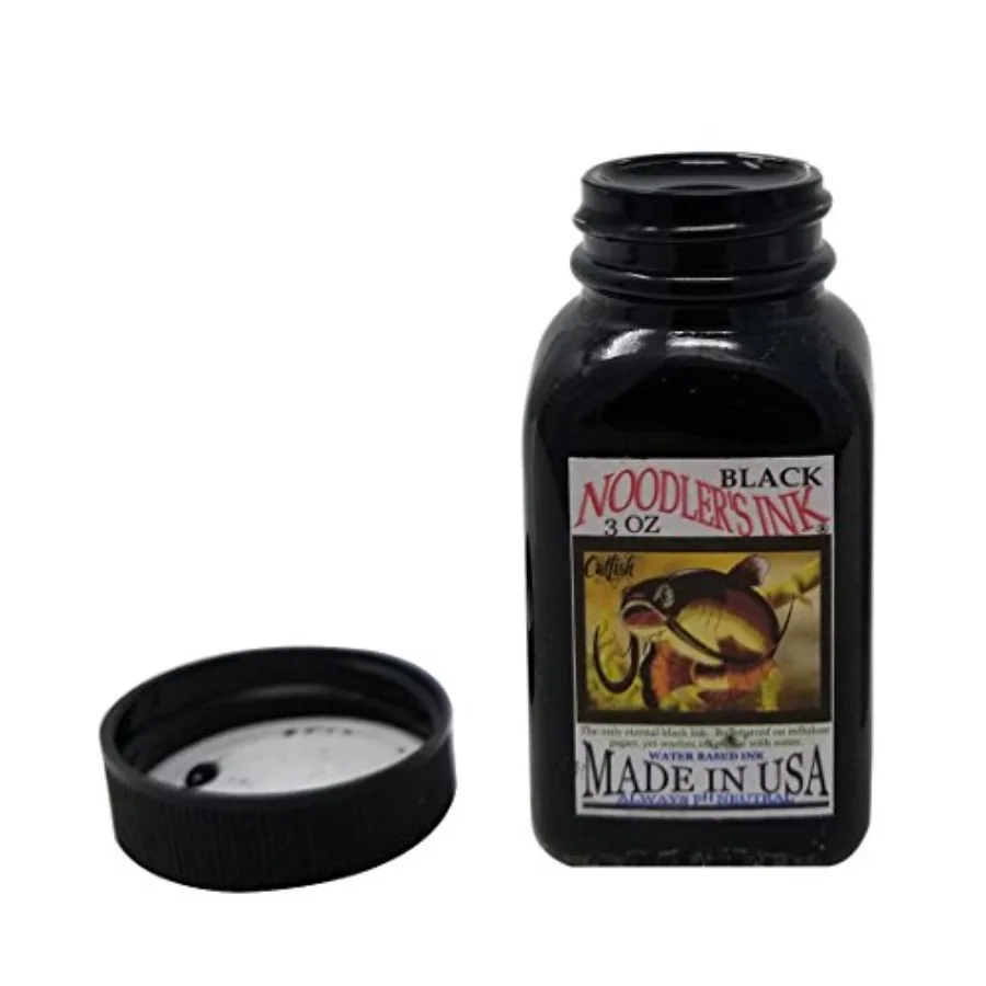 Black Waterproof Fountain Pen Ink - Bulletproof, 3 ounce
Black Waterproof Fountain Pen Ink - Bulletproof, 3 ounce