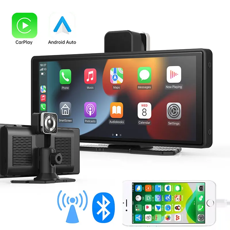 Universal 10.26” Screen Car Radio Multimedia With recorder function Video Player Wireless Carplay Screen for Apple Or Android
Universal 10.26” Screen Car Radio Multimedia With recorder function Video Player Wireless Carplay Screen for Apple Or Android