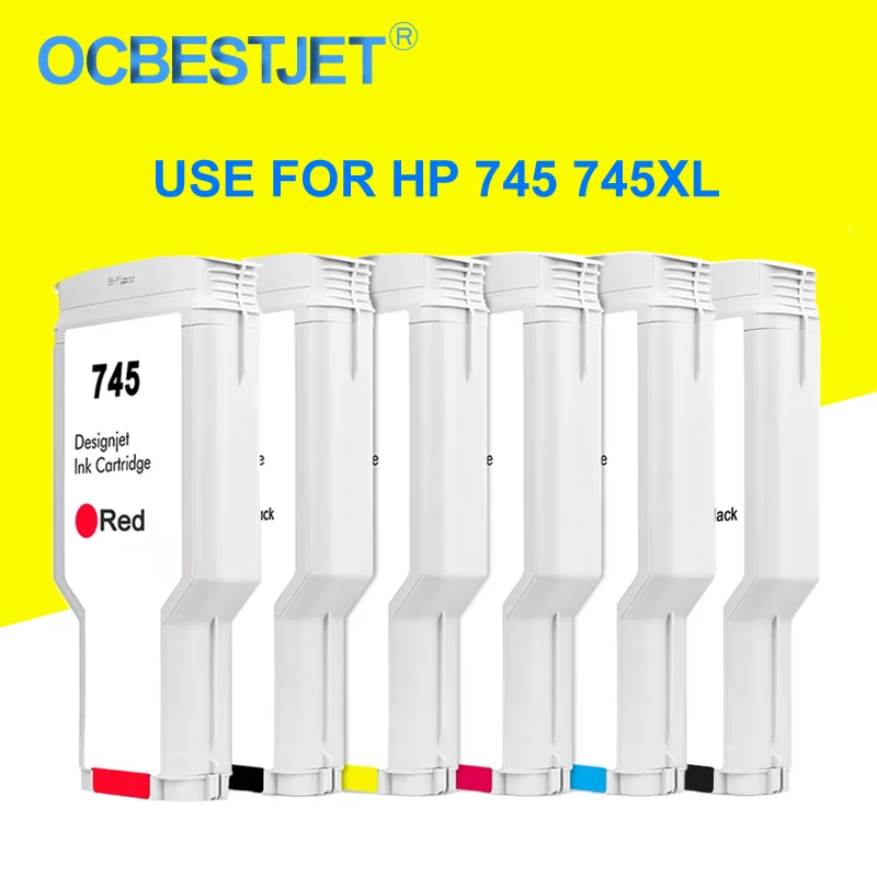 Совместим с картриджем с чернилами HP 745, 745xl, пигментными чернилами с чипом для принтера HP DesignJet Z2600 Z5600 (6 вариантов цвета)
Совместим с картриджем с чернилами HP 745, 745xl, пигментными чернилами с чипом для принтера HP DesignJet Z2600 Z5600 (6 вариантов цвета)