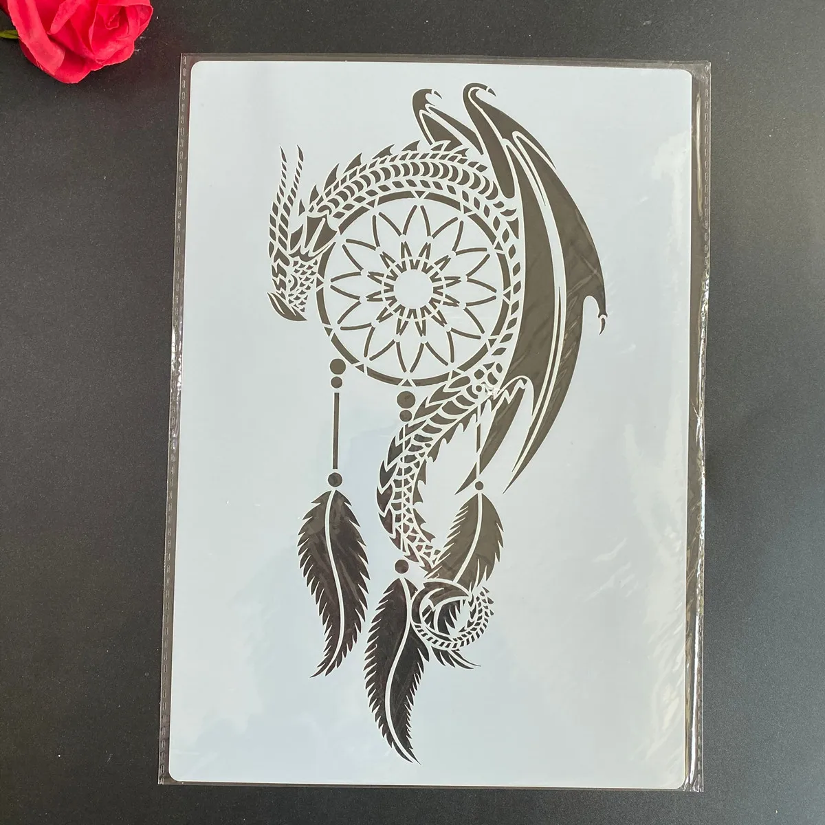 A4 size serpent Mandala DIY Stencils Wall Painting Scrapbook Coloring Embossing Album Decorative Paper Card Template 29 *21cm
A4 size serpent Mandala DIY Stencils Wall Painting Scrapbook Coloring Embossing Album Decorative Paper Card Template 29 *21cm