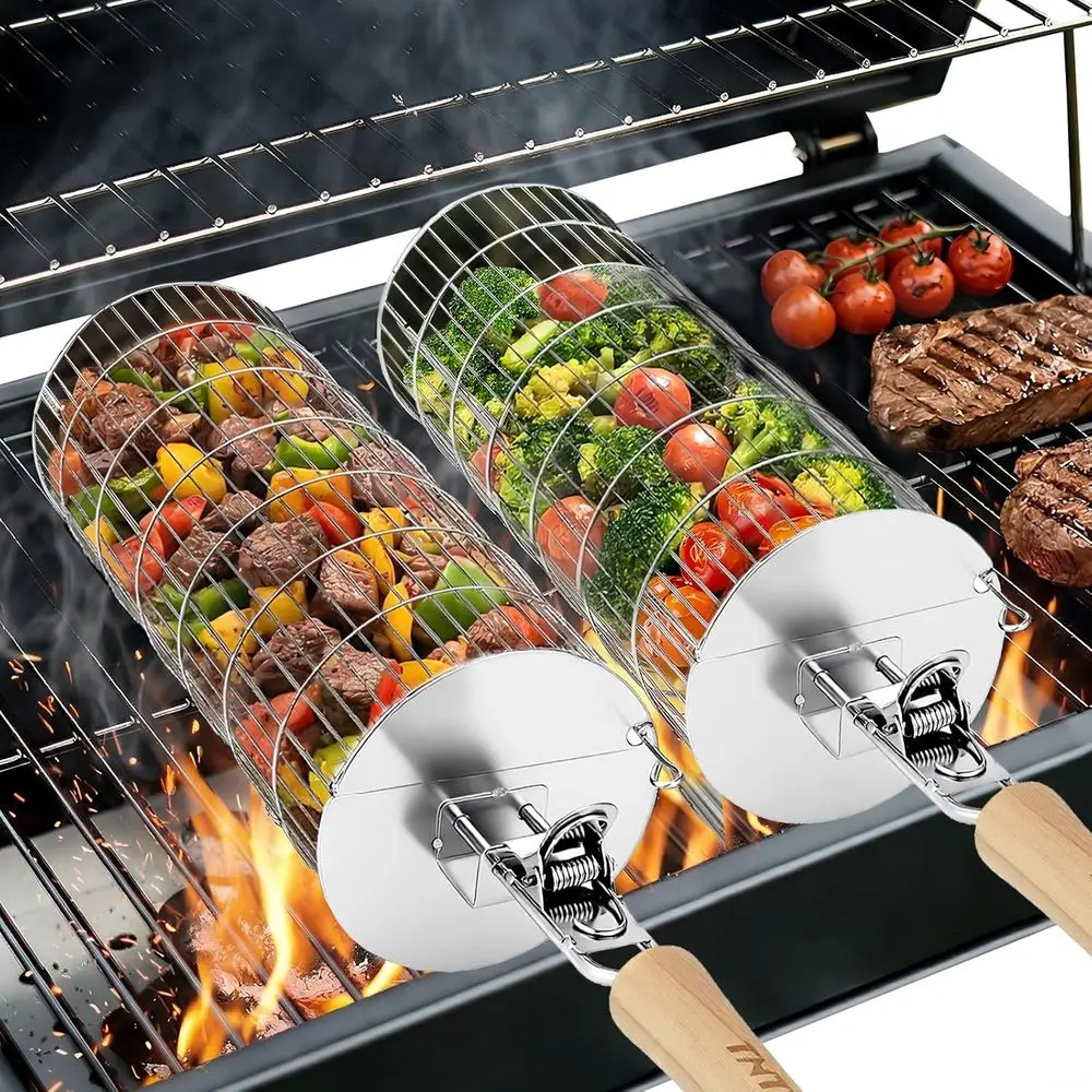 Extra-Large Stainless Steel Grilling Net with Removable Handle, Perfect for BBQ, Camping, and Father's Day Gifts
Extra-Large Stainless Steel Grilling Net with Removable Handle, Perfect for BBQ, Camping, and Father's Day Gifts