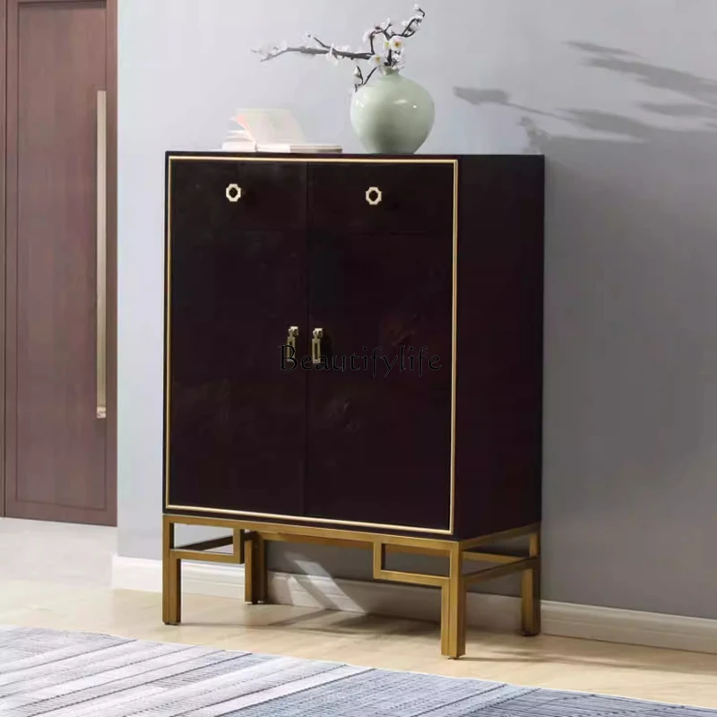 New Chinese furniture living room shoe cabinet storage cabinet against the wall entrance storage cabinet
New Chinese furniture living room shoe cabinet storage cabinet against the wall entrance storage cabinet